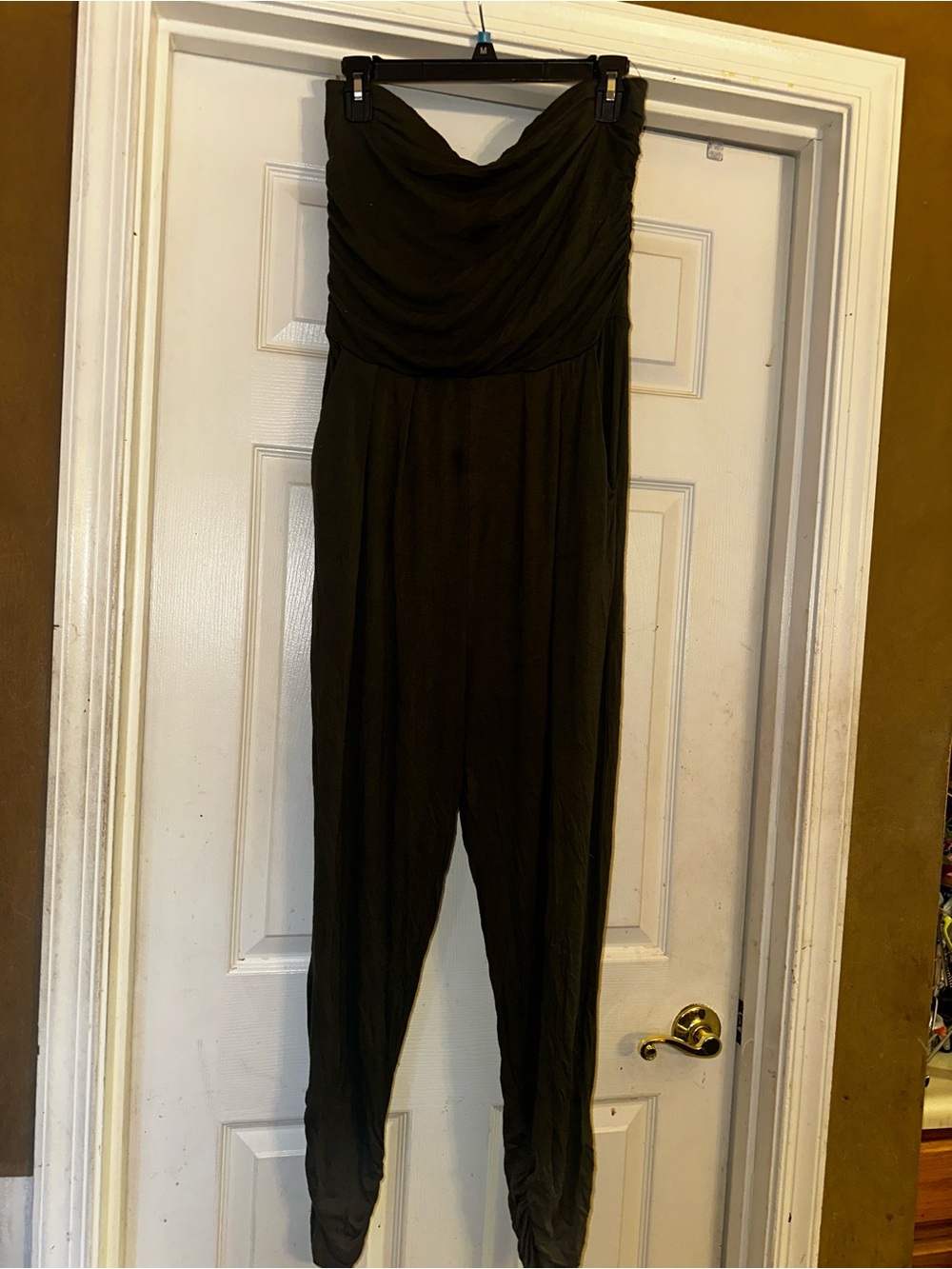 Heart & Hips Strapless Black Jumpsuit